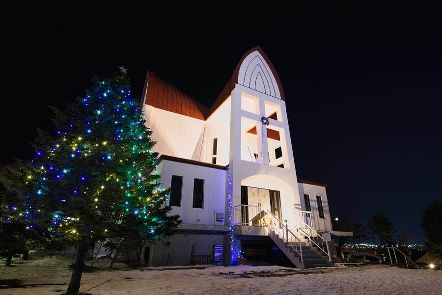 函館聖ヨハネ教会/ライトアップ＆クリスマス