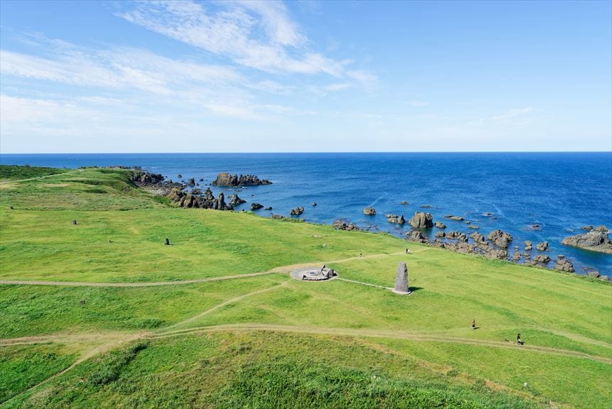 入道埼灯台から見た景色