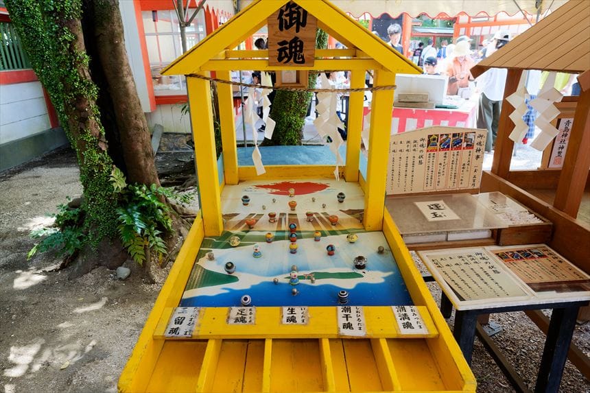 青島神社 運試しコーナー