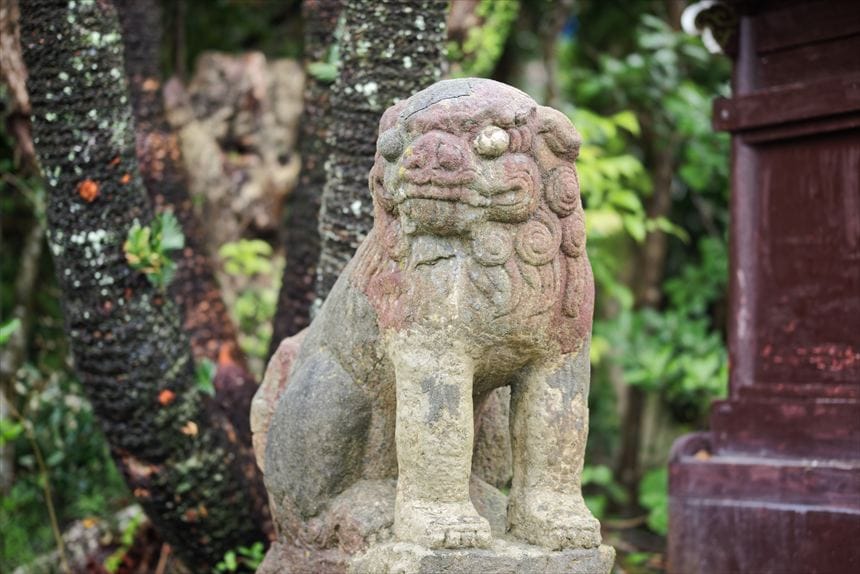 鵜戸神宮の狛犬