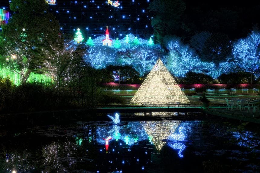 あしかがフラワーパーク　イルミネーション