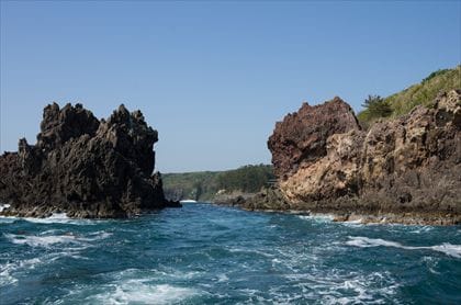 能登金剛遊覧船風景