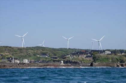 能登金剛遊覧船風景