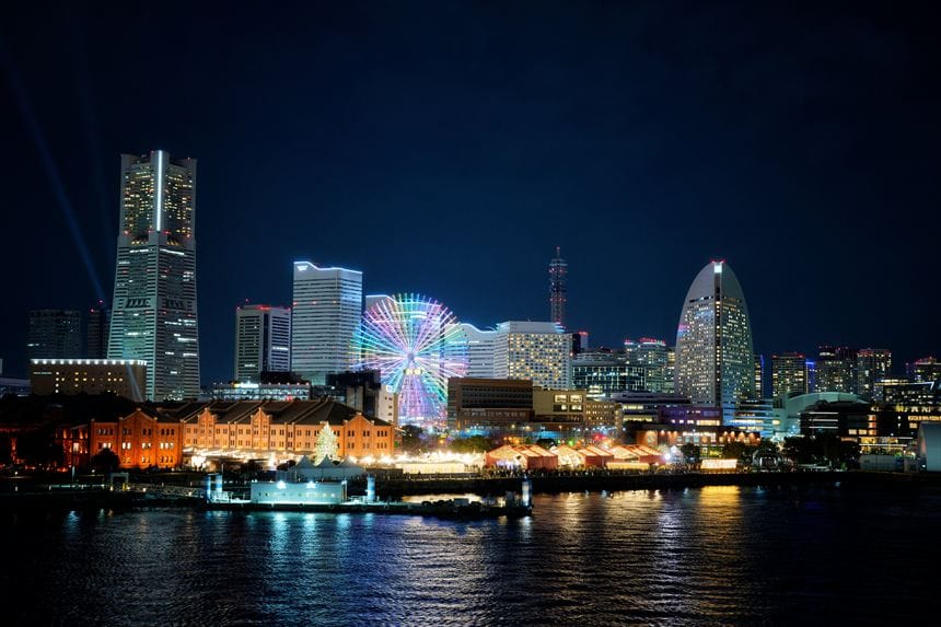 横浜 レンガ倉庫のクリスマスイルミネーション