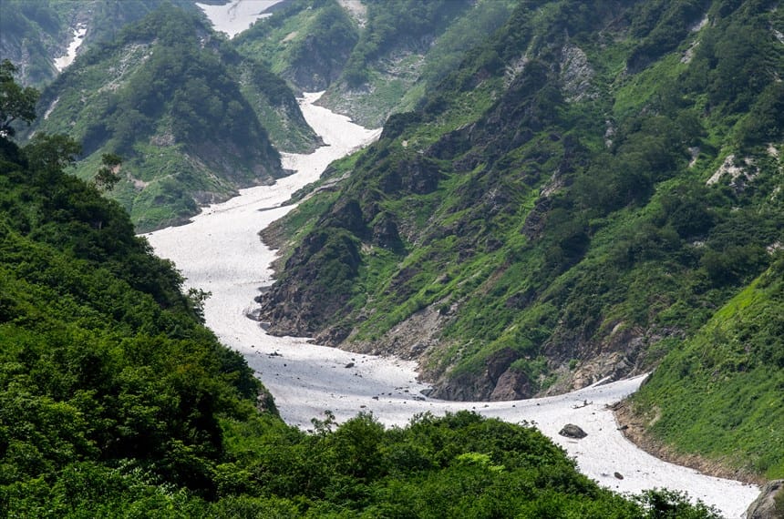 白馬大雪渓 白馬大雪渓