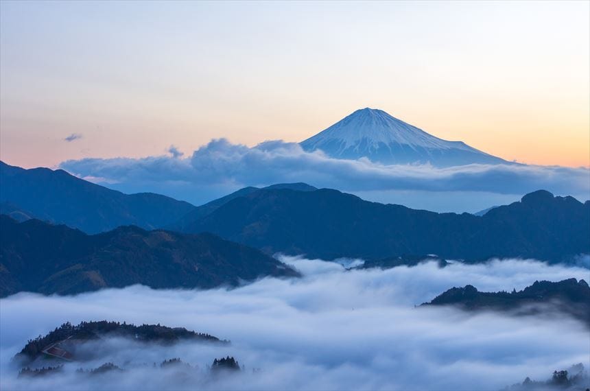 清水吉原　朝焼け