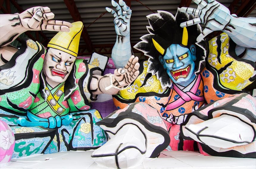 ねぶた祭りの山車