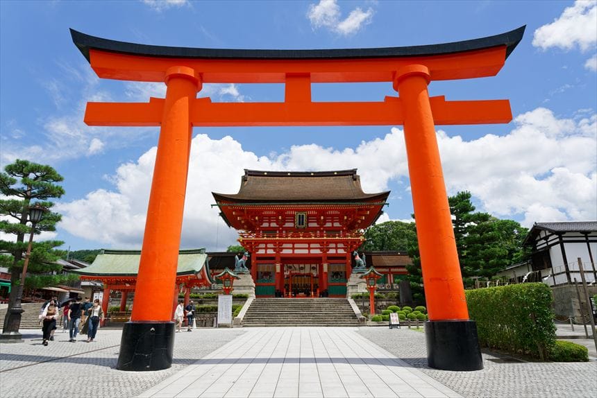 楼門　伏見稲荷大社