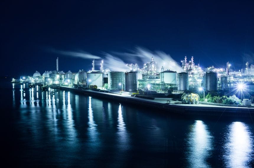 姫路の工場夜景