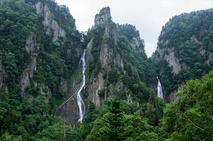 双瀑台から見る流星・銀河の滝