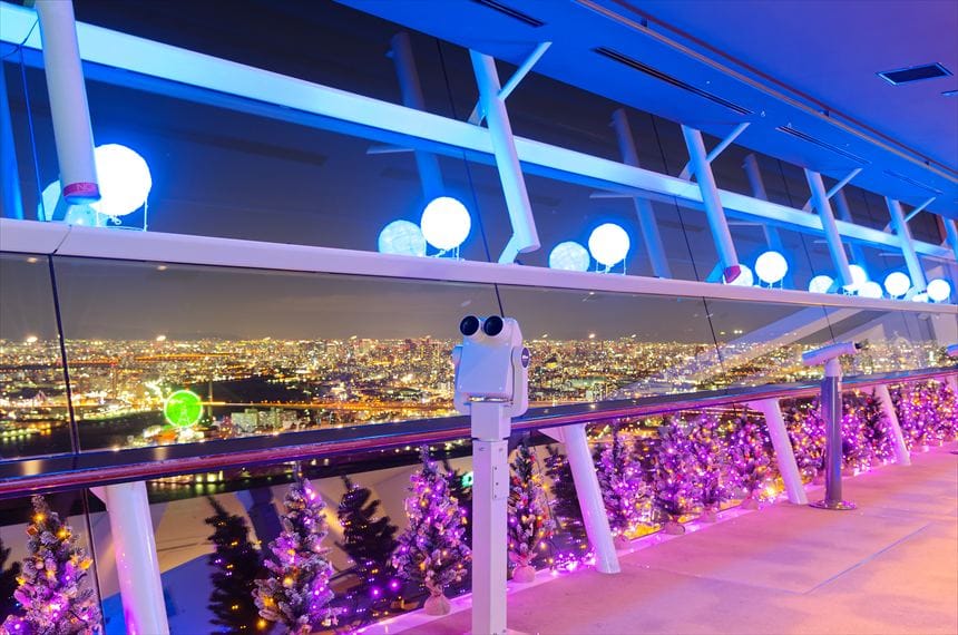 さきしまコスモタワー展望台　展望台の様子