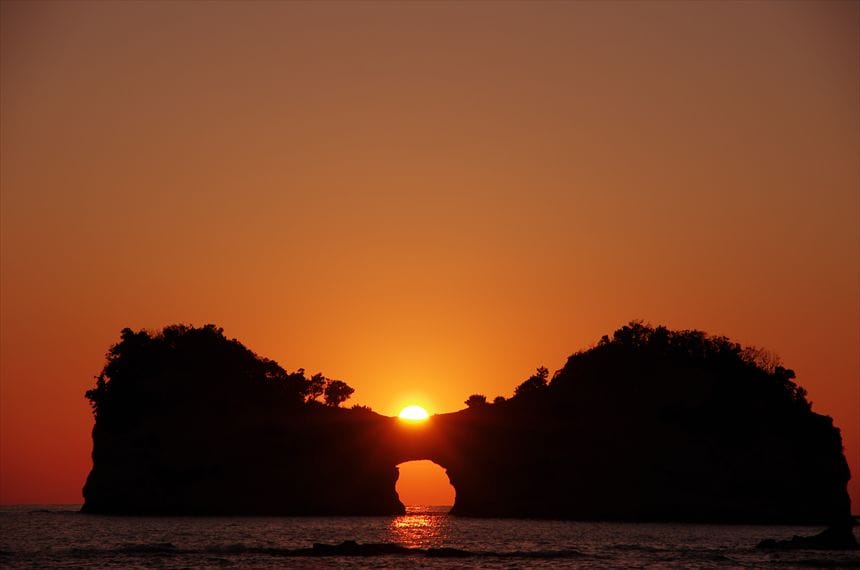 和歌山県 円月島