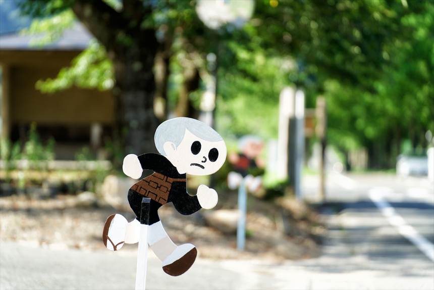 飛び出し君、和尚ver