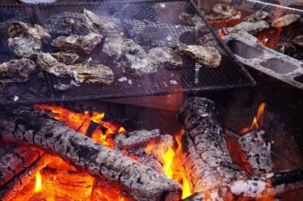尾鷲湾 比叡山長楽院 焼き牡蠣 風景※ここ数年中止中