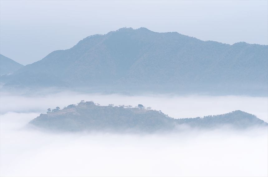 雲海の竹田城