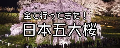 五大桜特集ページ