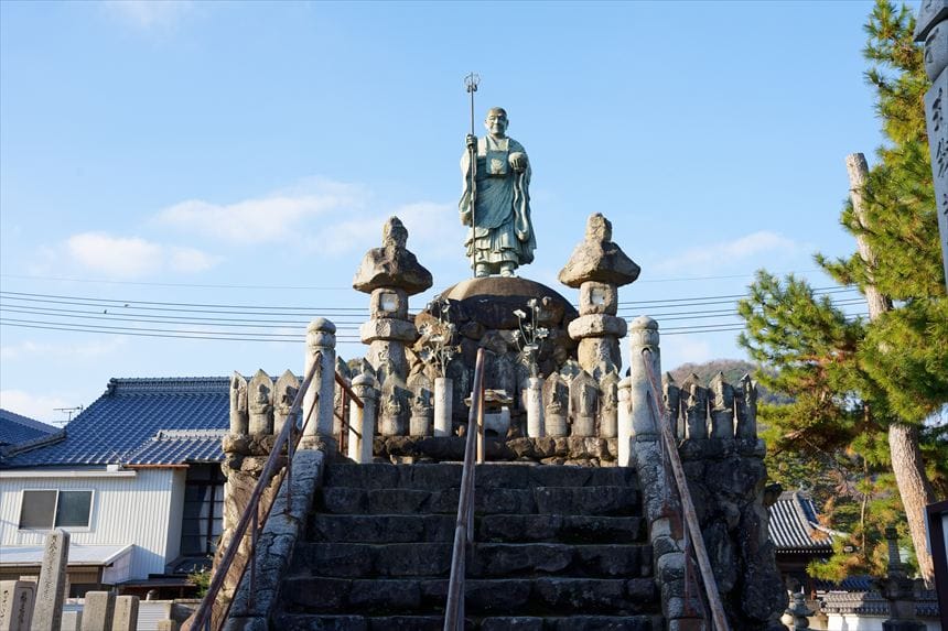 弘法大師像（空海）善通寺
善通寺觀智院