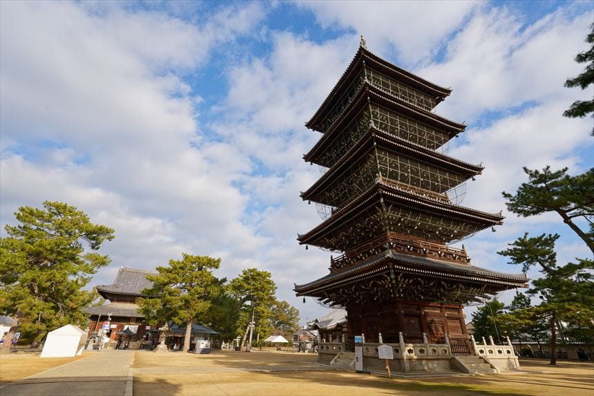 善通寺　東院エリア　五重塔