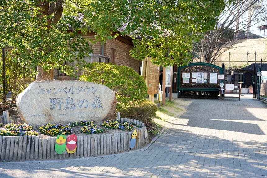 キャンベルタウン野鳥の森の入り口